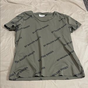 By Malene Birger Khaki Logo Tee